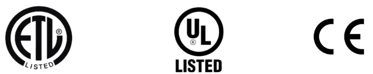 Certificaciones ETL, UL Listed y CE en productos de acero inoxidable de Indusmetal